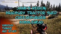 Far Cry 5 John's Region Bradbury Tractor Shed Cheeseburger Bobblehead