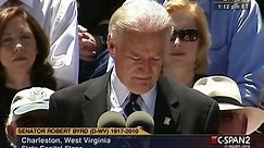Joe Biden eulogizes former KKK member Robert Byrd in 2010