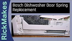 Bosch Dishwasher Door Spring Replacement
