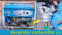 How to replace the carburetor on a petrol generator - step by step.