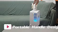 Portable Air Conditioners, Evaporative Air Cooler w/3 Wind Speeds & 2 Mist Modes, Mini Personal Air Conditioner Fan w/1-8H Timer & 7 Colors Light, Portable Air Conditioner for Room Office Desk Camping