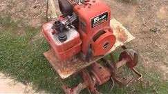 Gil1580f Montgomery Ward Gilson Aries Rototiller Part 2 - It Lives and Replace Belts