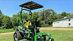THE BEST SUN SHADE CANOPY FOR ZERO TURN MOWERS & TRACTORS! 🚜💪