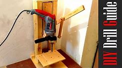 DIY Drill Press – Making a 2 in 1 Homemade Drill Press Stand