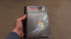 Unboxing Windows Vista Ultimate!
