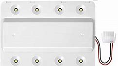 W11043011 Refrigerator LED Light Module W10866538 AP6047972 PS12070396 Compatible with Whirlpool Amana Ikea Kenmore Maytag Fridge Light Replacement