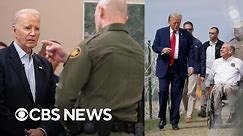 How voters are responding to Biden, Trump border visits