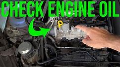 How to Check Engine Oil Level - Volkswagen Jetta (2019-2023)