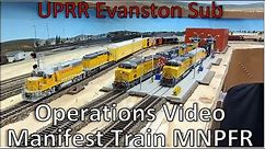 ScaleTrains AC4400s Operations Video - Union Pacific Railroad Evanston Sub - Manifest Train MNPFR