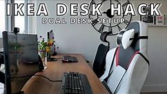 IKEA DESK HACK | DIY Dual Desk Update