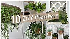 10 DIY Planters for Every Day Home Decor // DIY Mega video // High End Home Decor on a Budget