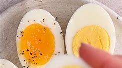 Air fryer eggs are the best way to “boil” eggs that come out exactly to your liking every time! Make perfect hard-boiled, soft-boiled, or jammy eggs in the air fryer to for deviled eggs! Commnent "BOILED" and we'll send the recipe to you! | Rachel Cooks