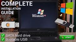 How to install Windows XP... in 2021!