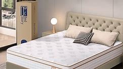 BedStory 12 inch Cooling Gel Memory Foam Mattress in a Box, Pocket Spring Hybrid Mattress with CertiPUR-US, Full Size Mattress