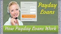 Cash Advance | How Do Payday Loans Online Work?