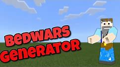 How to Create a BEDWARS GENERATOR with Commands on Minecraft: Bedrock Edition.