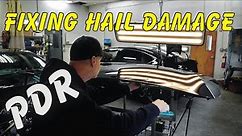How to Fix Hail Damage using Paintless Dent Removal (Day 1 PDR)