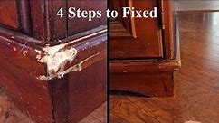4 Steps to Fixed: Scratched Furniture Repair