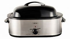 Roaster Oven with Self-Basting Lid 20QT Stainless Steel