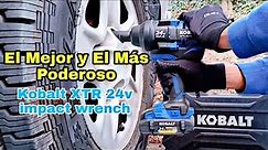 Kobalt XTR 1/2 impact wrench 24v prueba - español unboxing