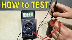 How to check ignition coil with multimeter