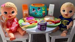 Baby Alive Super Snacks Snackin' Luke And Lily's Morning Routine!