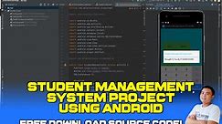 Student Management System Project in Android Source Code
