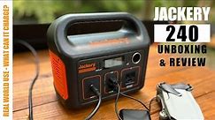 Jackery 240 Unboxing and Review - Real World Use - What Can It Charge?