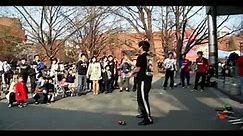 Street Performance of Juggling Team SUTA