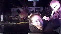 Dash camera video shows WA State Patrol trooper arresting woman suffering brain bleed