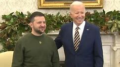 Zelenskyy thanks Biden for U.S. support for Ukraine during White House visit