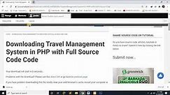 Travel Management System in PHP with Full Source Code
