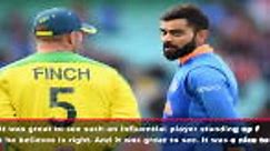 Finch praises Kohli's reaction to Smith and Warner jeers - فيديو Dailymotion