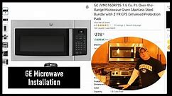 GE Microwave Installation