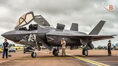 US Marine F-35 jets with the Fighter Assault Squadron and Royal Norwegian Air Force personnel