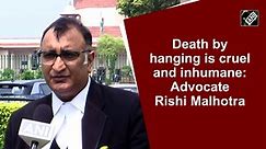 Death by hanging is cruel and... - The Times of India