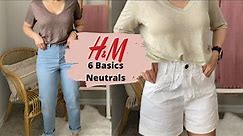 H&M clothes for summer 2021 (small haul 6 basics)