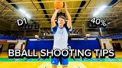 How To Shoot A Basketball By A D1 Hooper