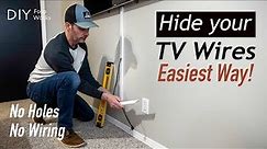Hide your TV Wires I Easiest Way! 4K