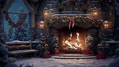 Warmth Of Christmas - Fireplace Sleep Aid For Instant Coziness