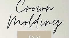You’re going to want to save this for later! This is the easiest way to learn how to cut, crown molding! ##diytip##diytips##diytipsandtricks##diyproject##diyhack##diyhacks##diyhackslife##diy##crownmolding