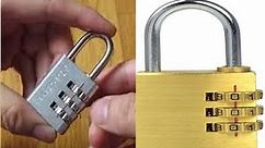 Learn to recover the combination of your padlock - LOCKSMITH teaches how to do ( No tools )