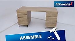 How to assemble the Stockholm Twin Cabinet Desk