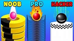 NOOB vs PRO vs Hacker_stackball