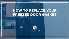 Side by Side Refrigerator Gasket Installation – Freezer Door