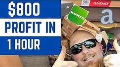 Making $800/Hour Shopping Kohl's Clearance | Amazon FBA Retail Arbitrage Sourcing