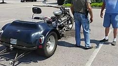 Homebuilt Trike Three Wheel Motorcycle w/ Chevy 350 Bored V8 Engine - Walkaround