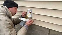How to Install an Outside Outlet on Vinyl Siding - Easy and Safe