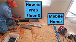 Mobile Home Floor Repair Pt 3