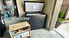 OFF GRID RUNTIME TEST ON NEWAIR NFT070MB00 6.7 CUBIC FOOT CHEST FREEZER!! SURPRISING RESULTS :)